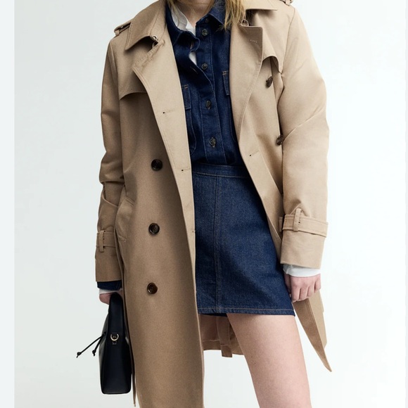 BURBERRY Beige Trench Coat UK14 US12 - Picture 1 of 15